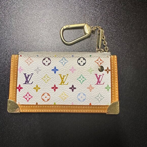Louis Vuitton Murakami Cles Key Pouch/ Card Case/ Coin Purse - EUC - Picture 2 of 8